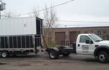 16x16 mobile stage unit and truck